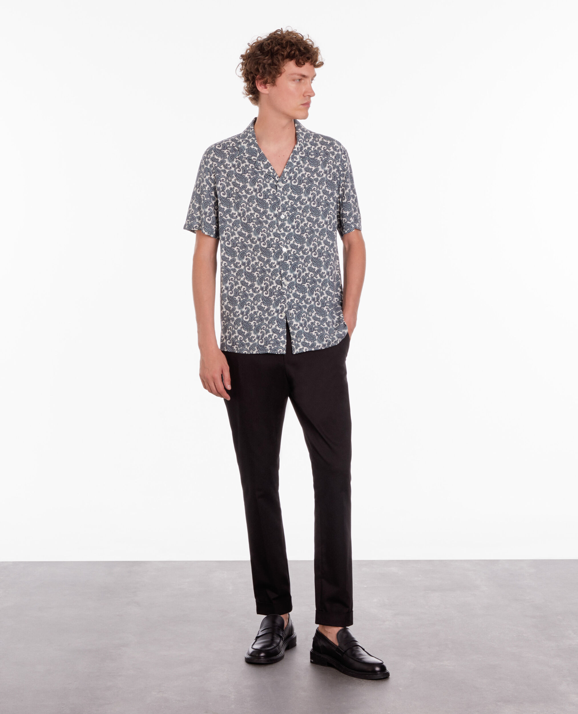 Chemise imprimée manches courtes