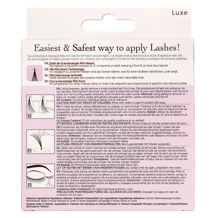 KISS Haute Couture Individual Lashes Combo Luxe 70pcs
