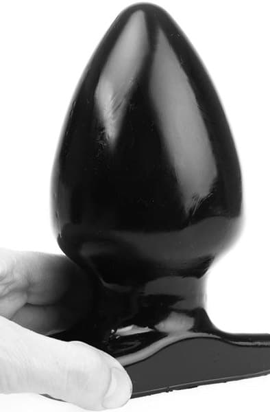 I Love Butt Spade Plug Black Large 17,5cm Grovere analplugg