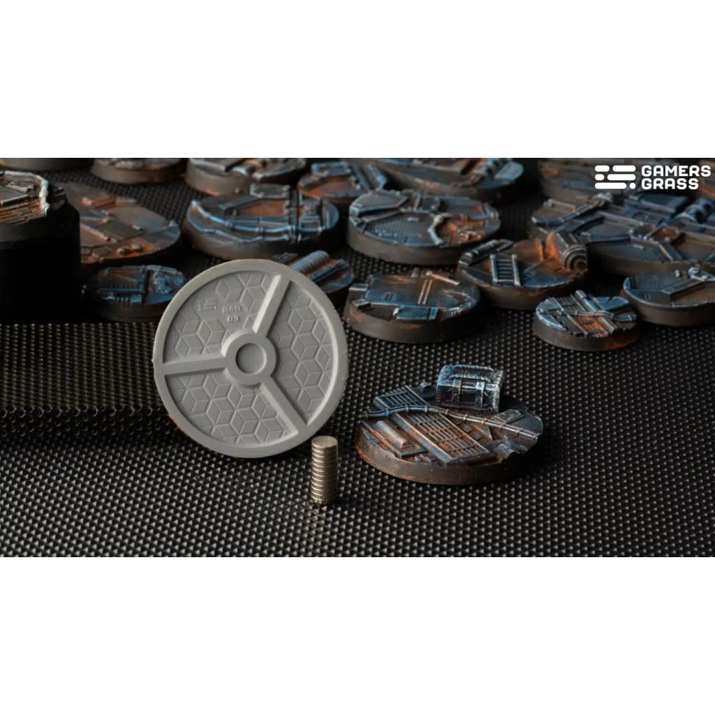 Spaceship Corridor Bases, Round 40mm (x5)