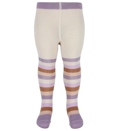 Hust and Claire Strumpfhosen - Frankie - Lavender m. Streifen