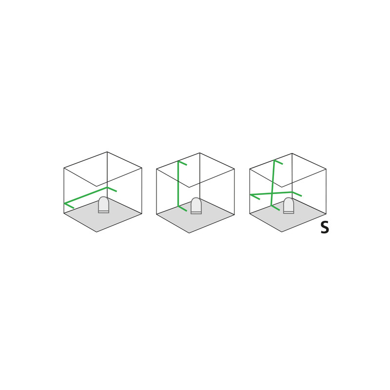 Laserliner SmartVision Set kruislijnlaser Groen