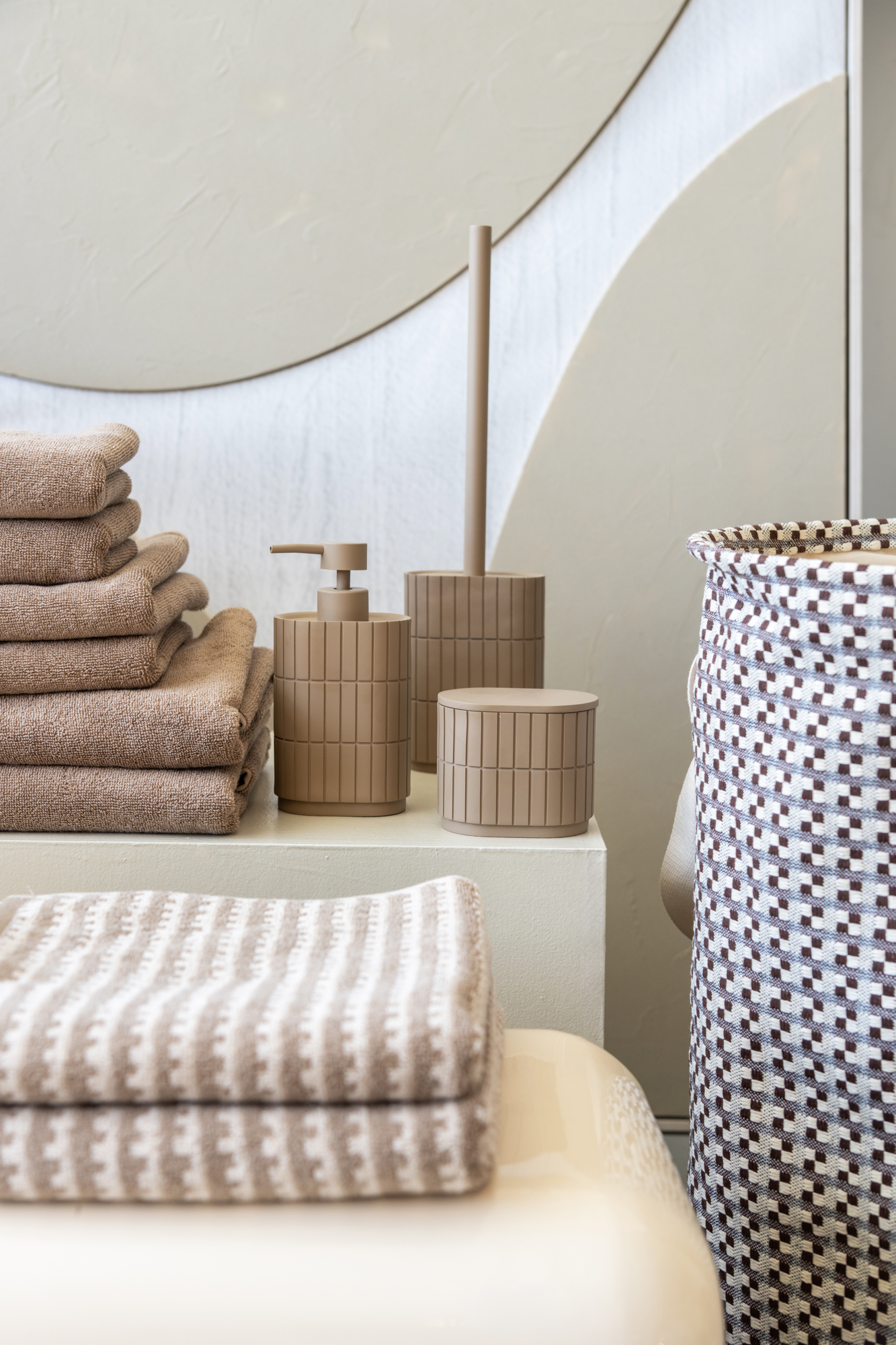 Zeeppompje Mosaic beige
