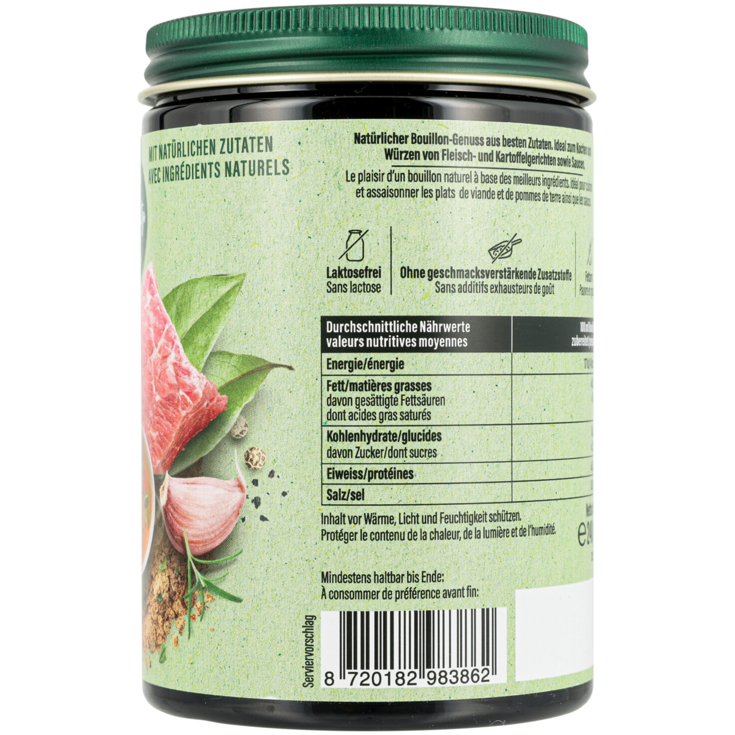 Oswald Naturschätze Rindsbouillon Pulver