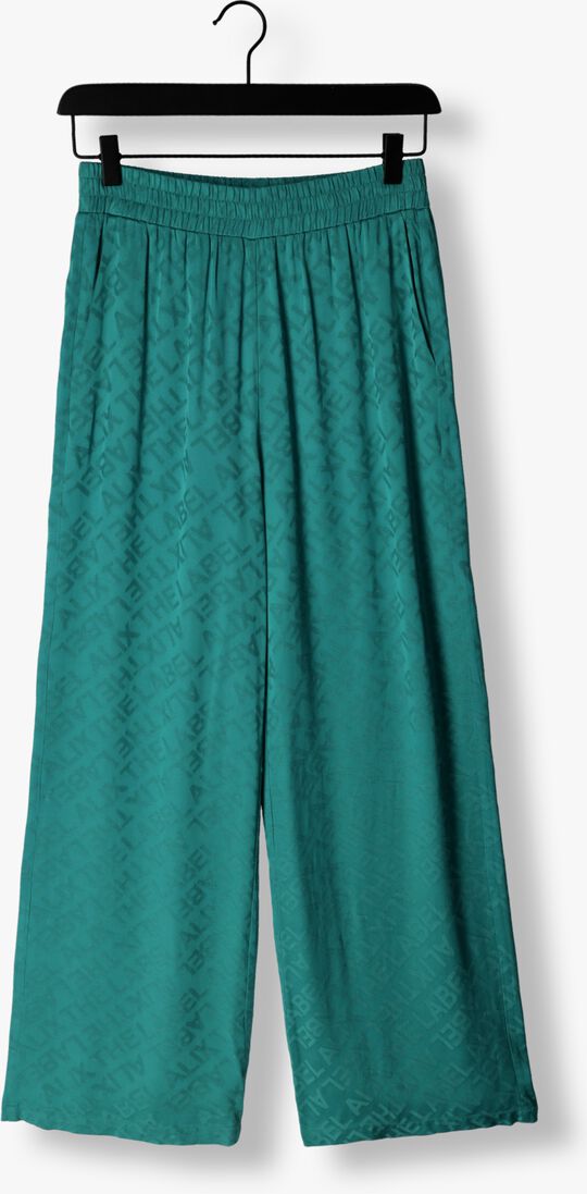 ALIX THE LABEL petrol alix the label pantalon ladies woven wide leg pants