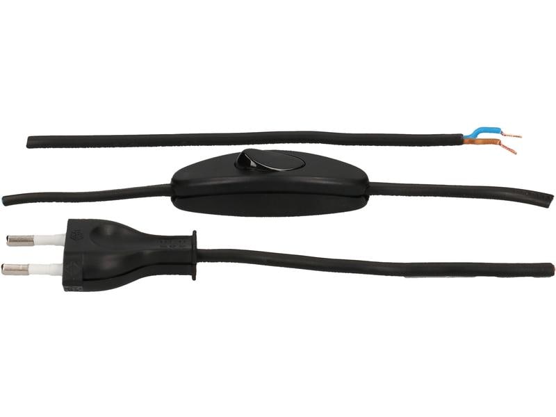 Max Hauri Netzkabel TDLF-T26 mit Schalter Netzkabel mit Leiterquerschnitt von 0.75 mm2