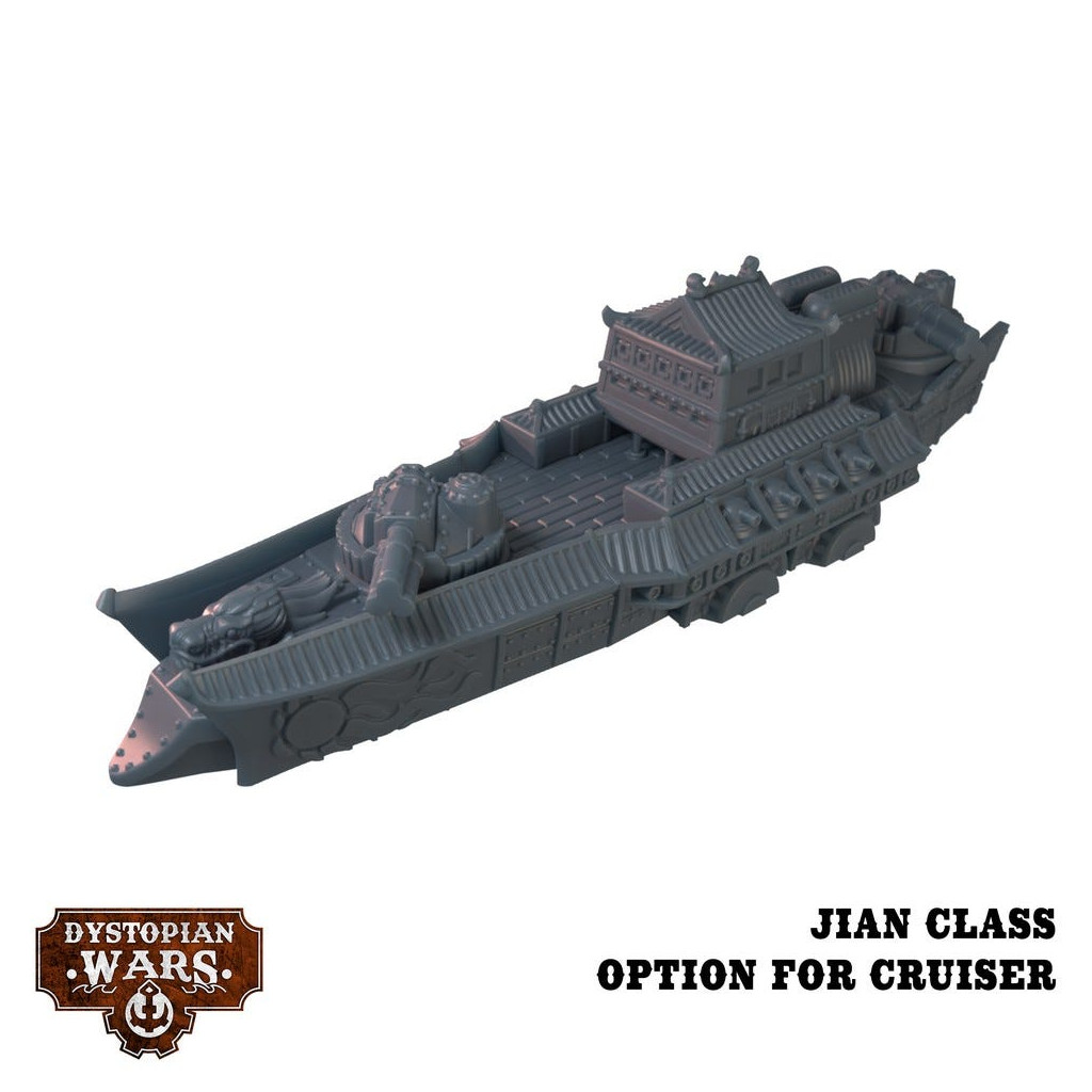 Dystopian Wars: Ning Jing Battlefleet Set