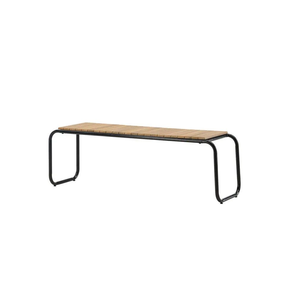 Bankje Naturel Hout - 136x40x46cm - Holmbeck