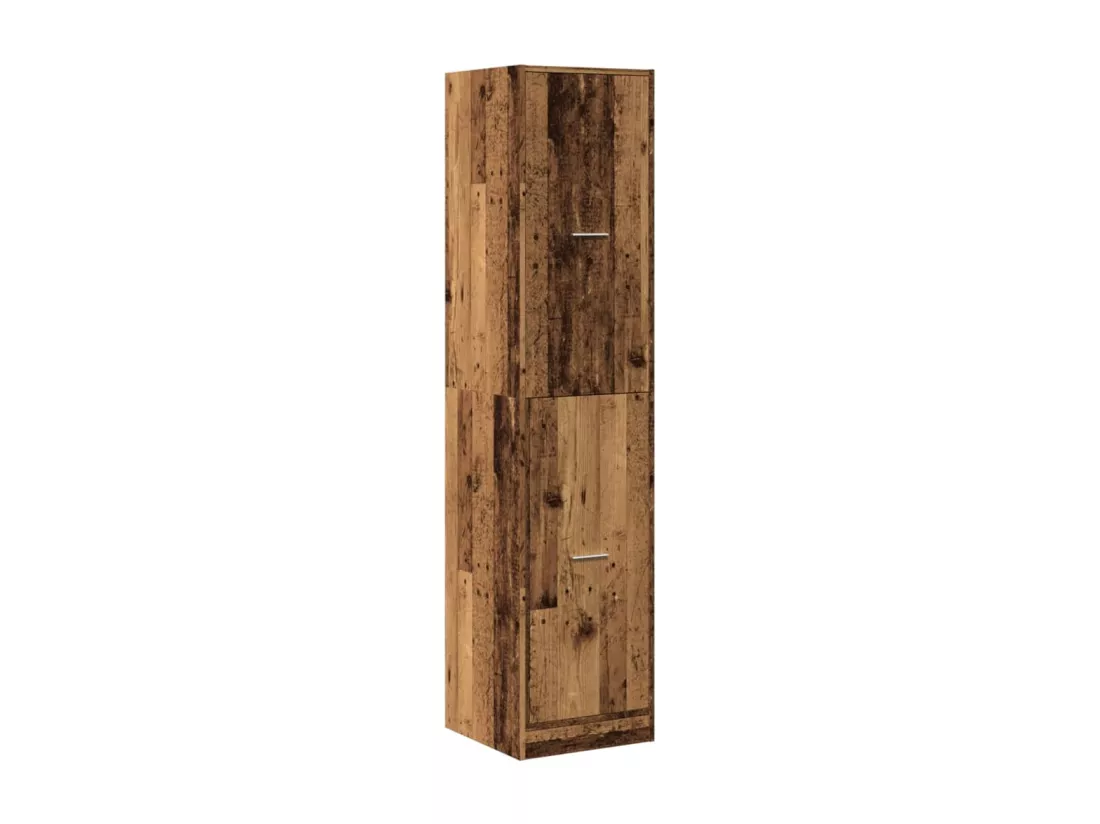 Armoire d'apothicaire vieux bois 40x41x174,5 cm bois ingénierie