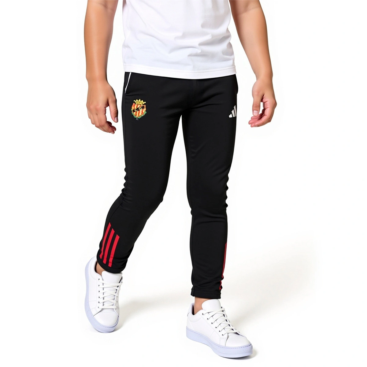 Calças adidas Gimnàstic de Tarragona Training Jogadores 2025-2026 Criança
