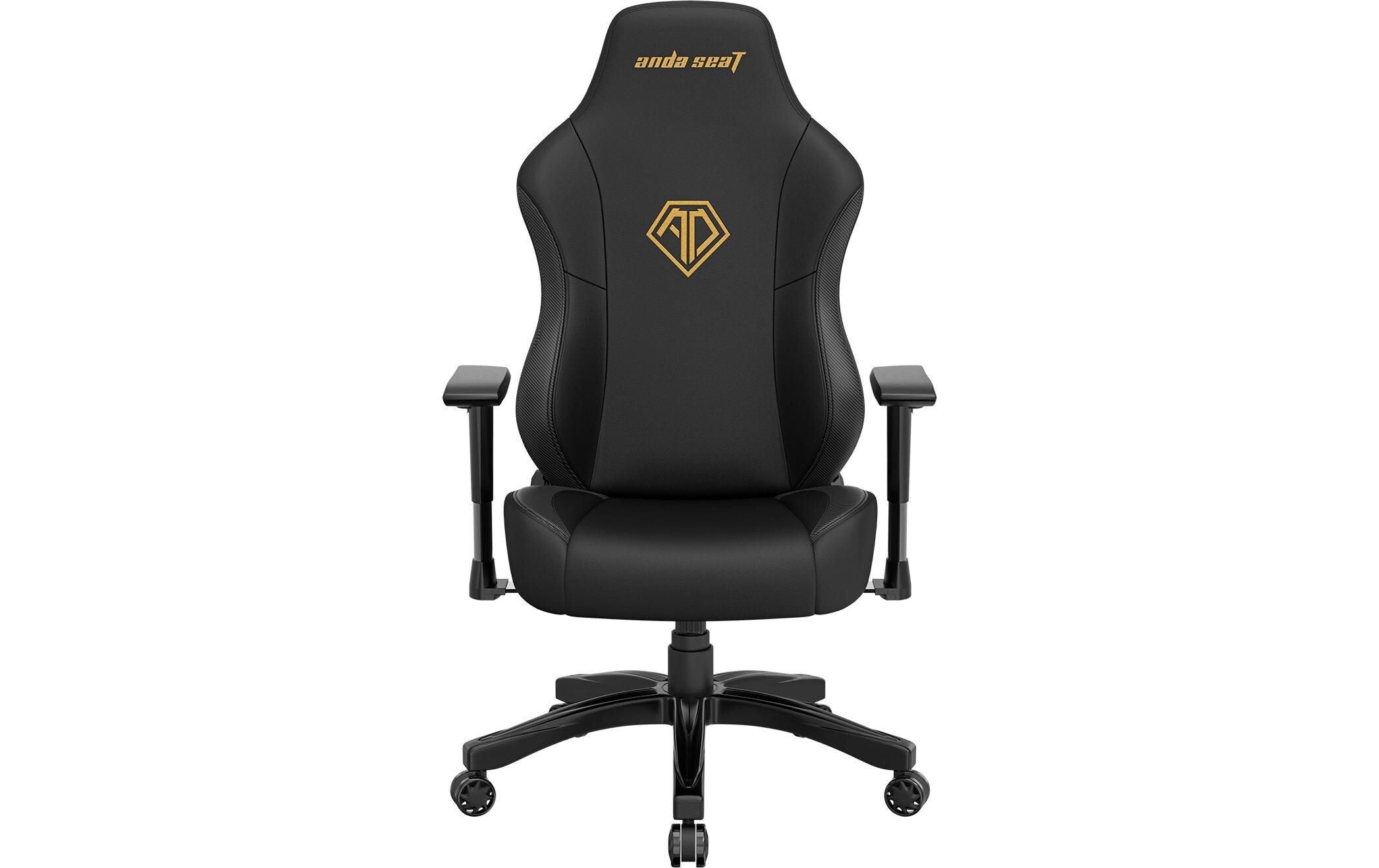 Gaming-Stuhl Phantom 3 Schwarz<br>Gaming-Stuhl aus Kunstleder und mit einer Belastbarkeit von bis zu 100 kg