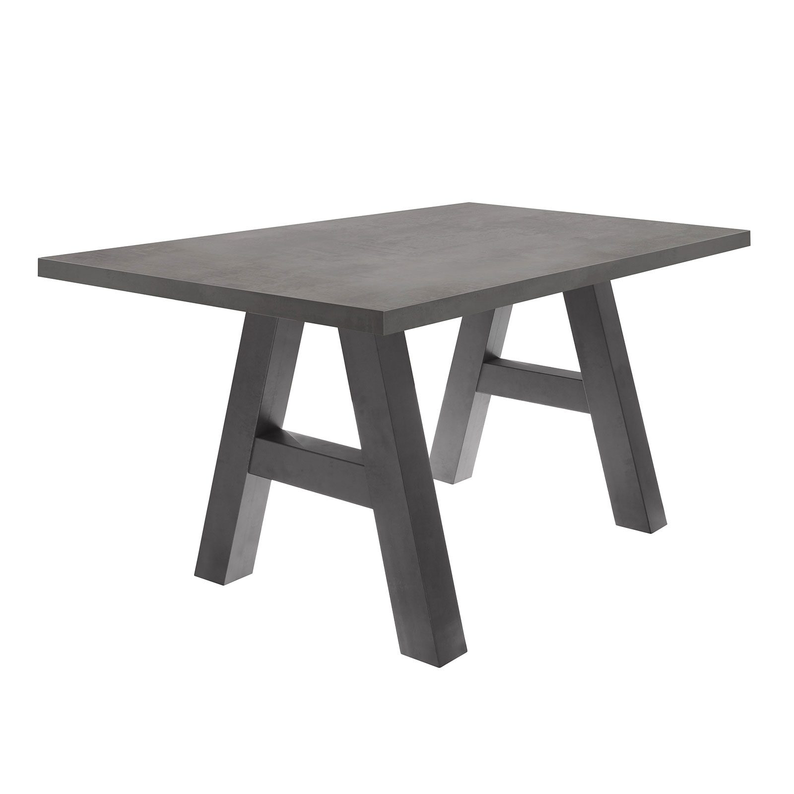 Esstisch - graphit - 140 cm breit