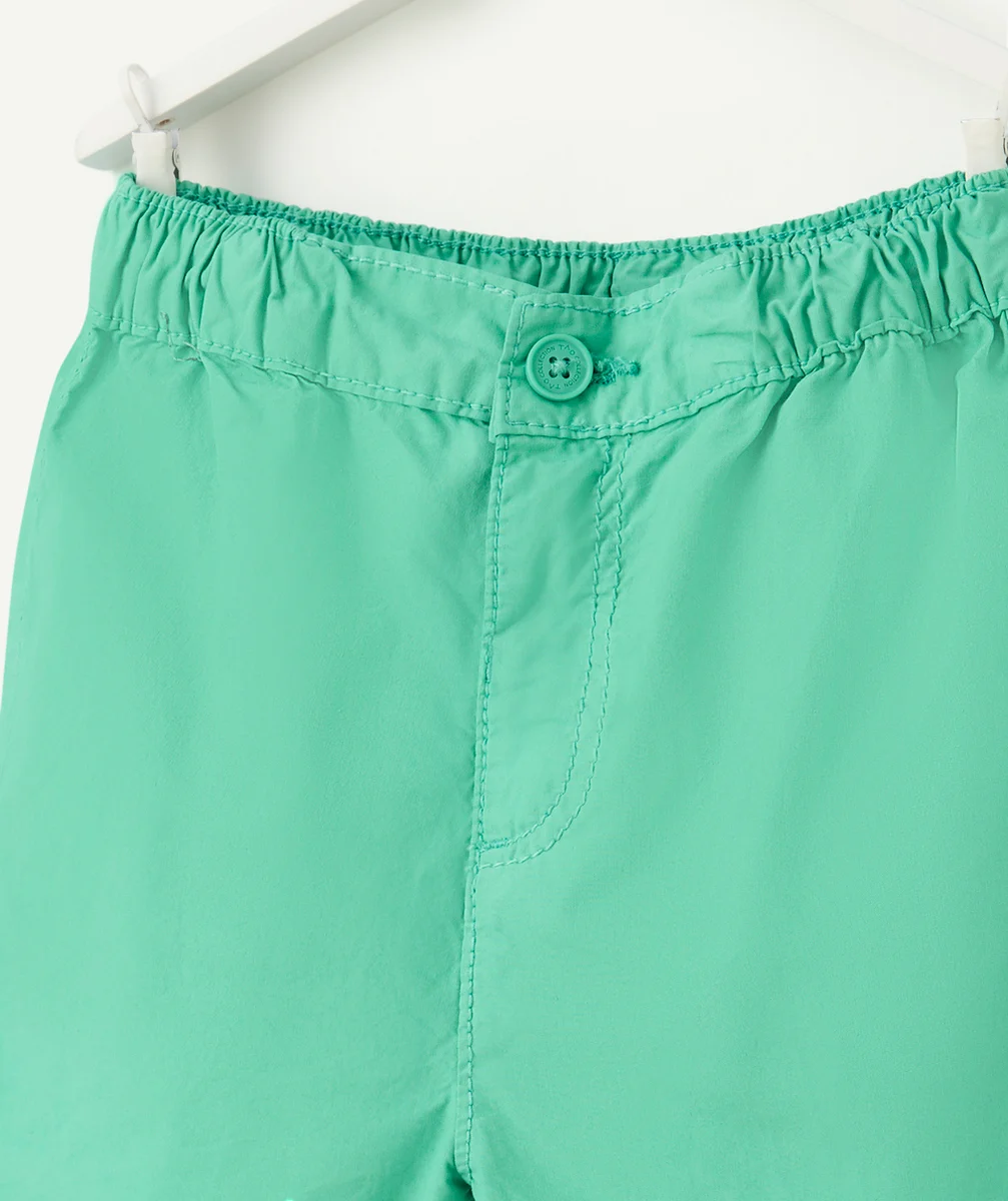 bermuda droit bébé garçon vert