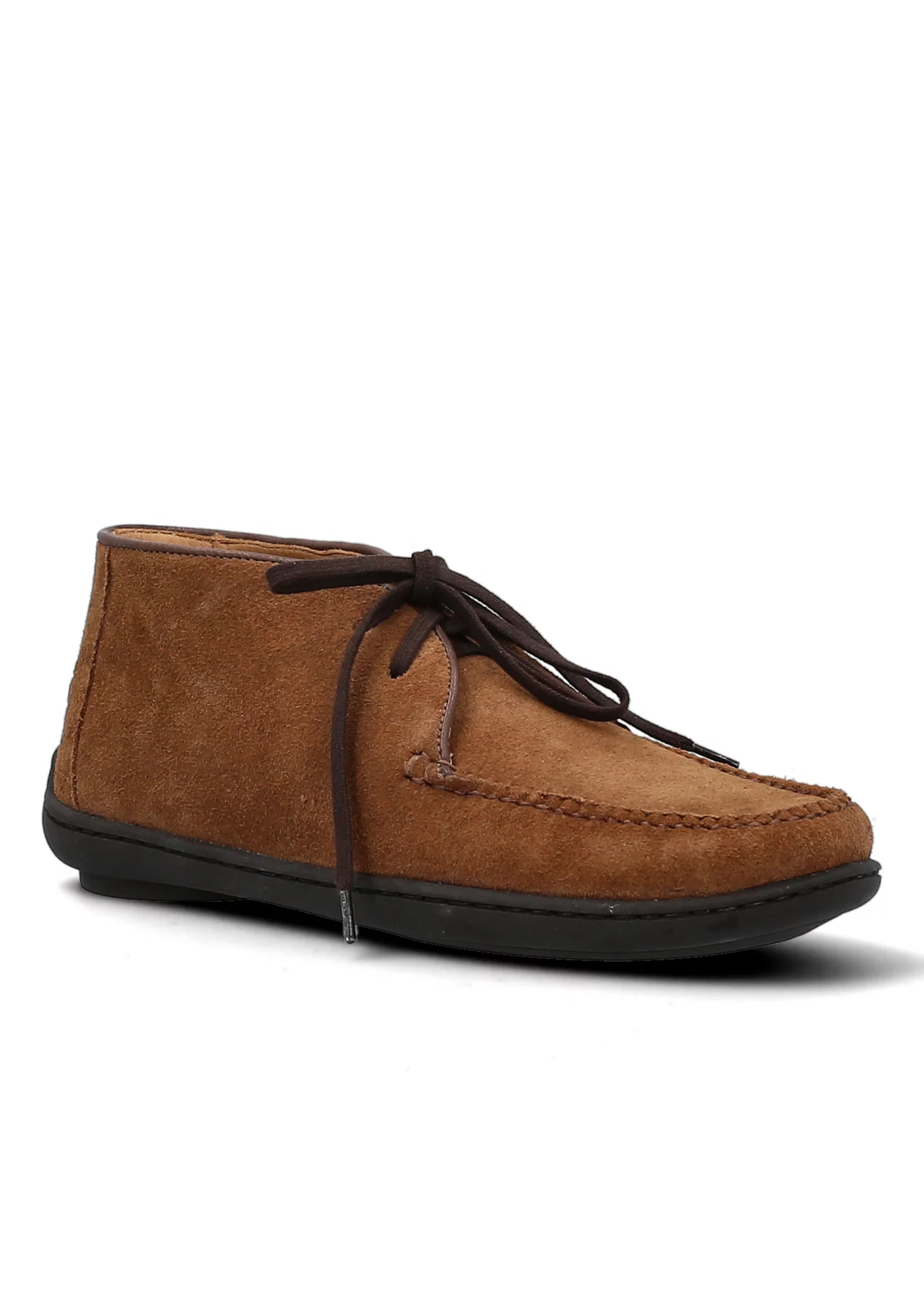 ROUND CUP CHUKKA VELOURS CAMEL