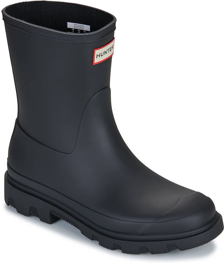 HUNTER Regenlaarzen Dames Downpour Short Wellington Boots Maat: 36 Materiaal: Rubber Kleur: Zwart