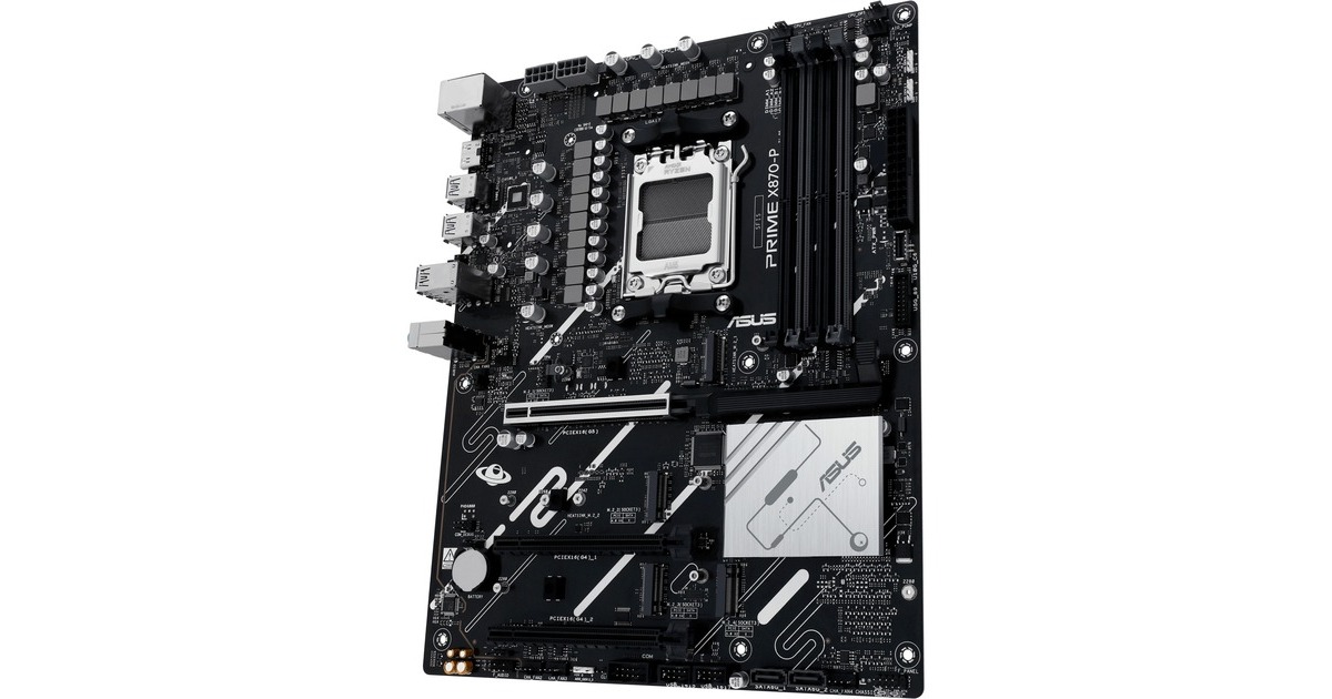 ASUSPRIME X870-P socket AM5 moederbord  (2,5Gb-LAN, Sound, ATX)