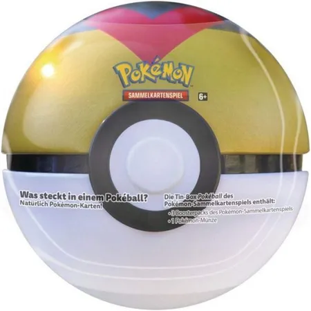Pokemon Pokeball Tin 2021, 1 Stück, 3-fach sortiert