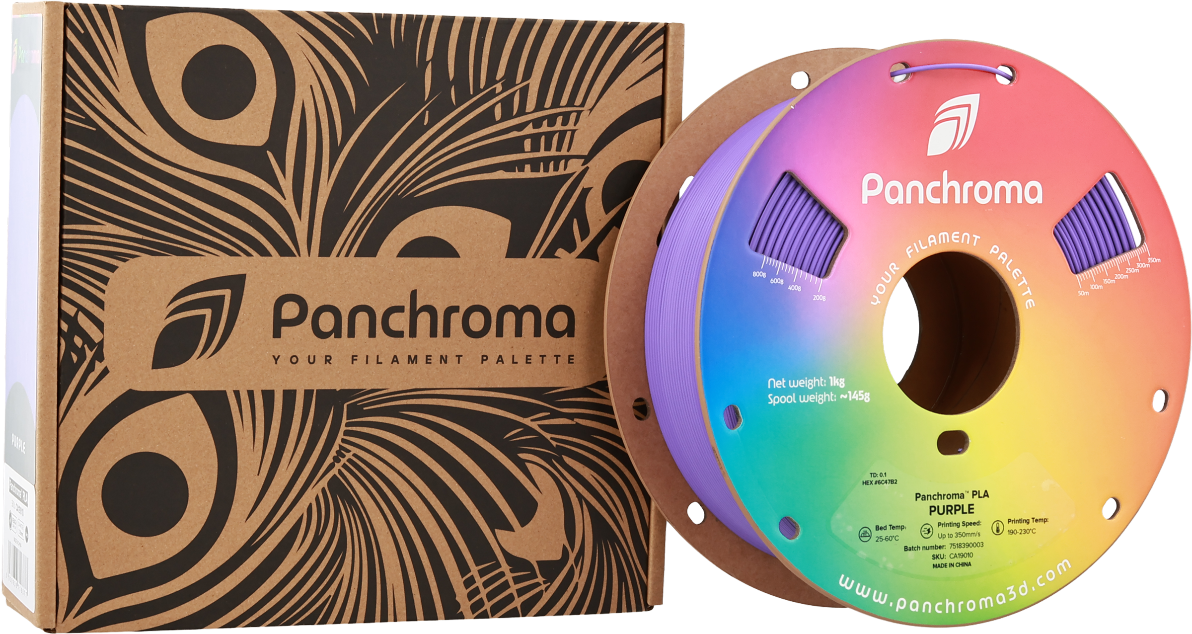 Polymaker  Panchroma™ PLA Purple, 1,75 mm / 1000 g    High-Speed Filament in Purple