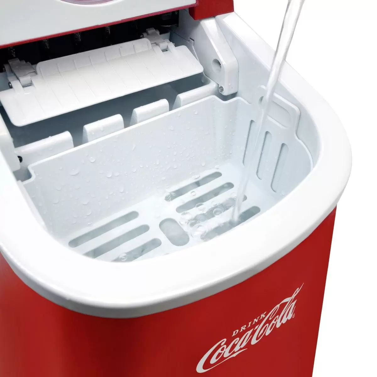 Eiswürfelmaschine Salco SEB14CC Coca Cola Rot