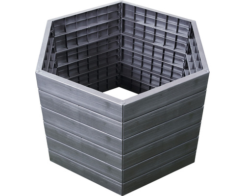 Klassieke verhoogde tuinbak GARANTIA ERGO verhoogde tuinbak L 75 incl. Flora waterbesparend systeem 110 x 110 x 75 cm hout