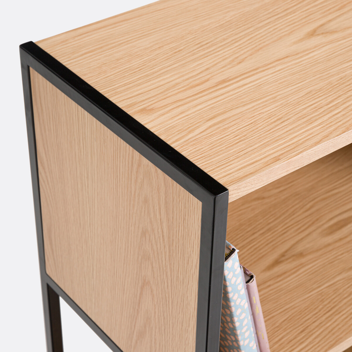 LA REDOUTE INTERIEURS<br>Mesa consolas modular e extensível em folheado de carvalho Volga