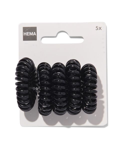 lot de 5 élastiques spirales