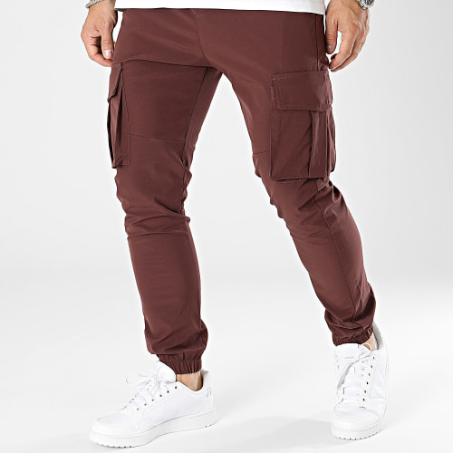 Pantalon Cargo Bordeaux