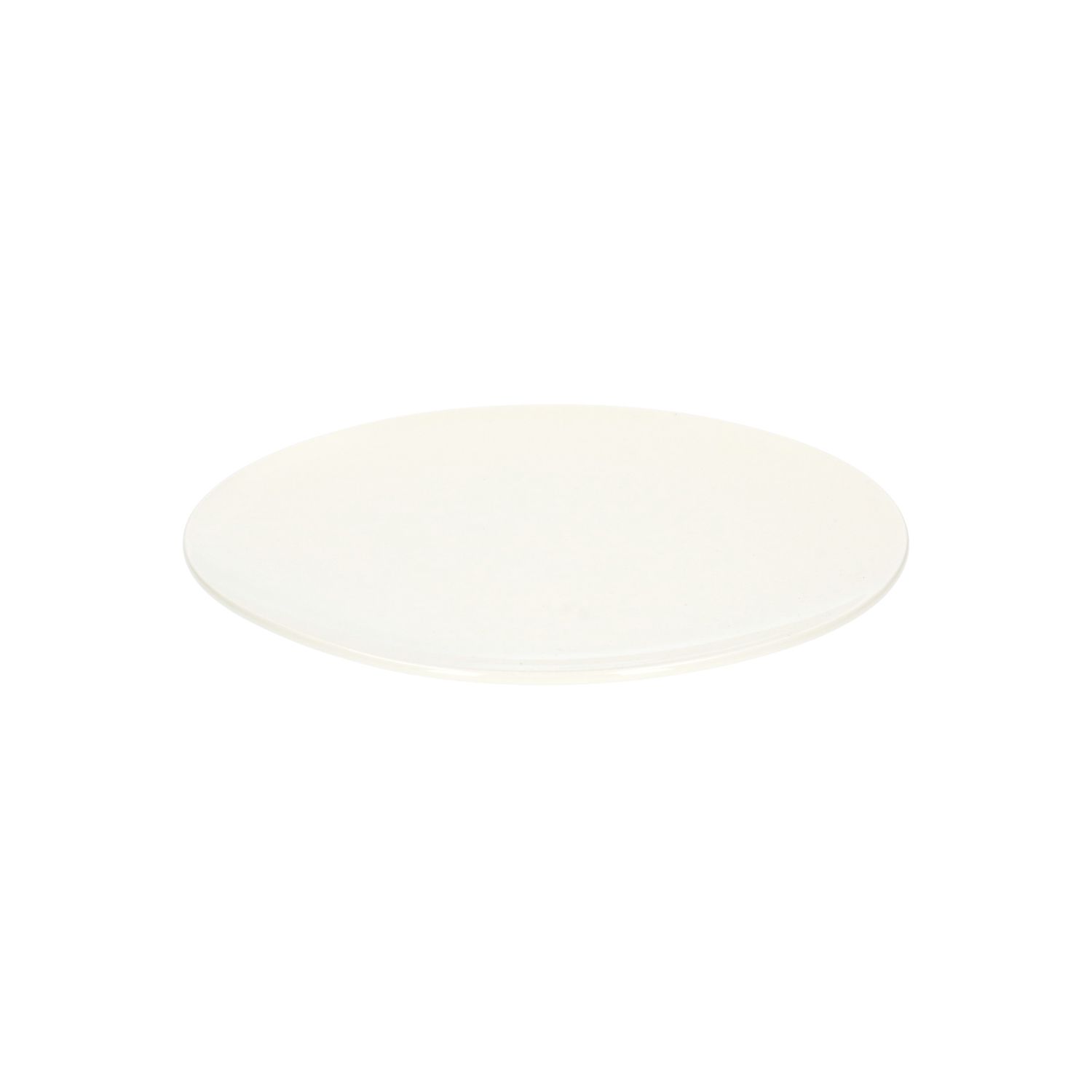 Ontbijtbord, organisch, porselein, wit, Ø 20 cm