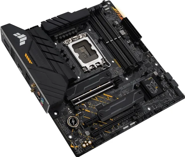 ASUS TUF GAMING B660M-PLUS WIFI - Bundkort - micro ATX - LGA1700 sokkel - B660 Chipset - USB-C Gen 2x2, USB 3.2 Gen 1, USB 3.2 Gen 2, USB-C Gen1 - 2.5 Gigabit LAN, Wi-Fi 6, Bluetooth - onboard grafik (CPU påkrævet) - HD Audio (8-kanaler)