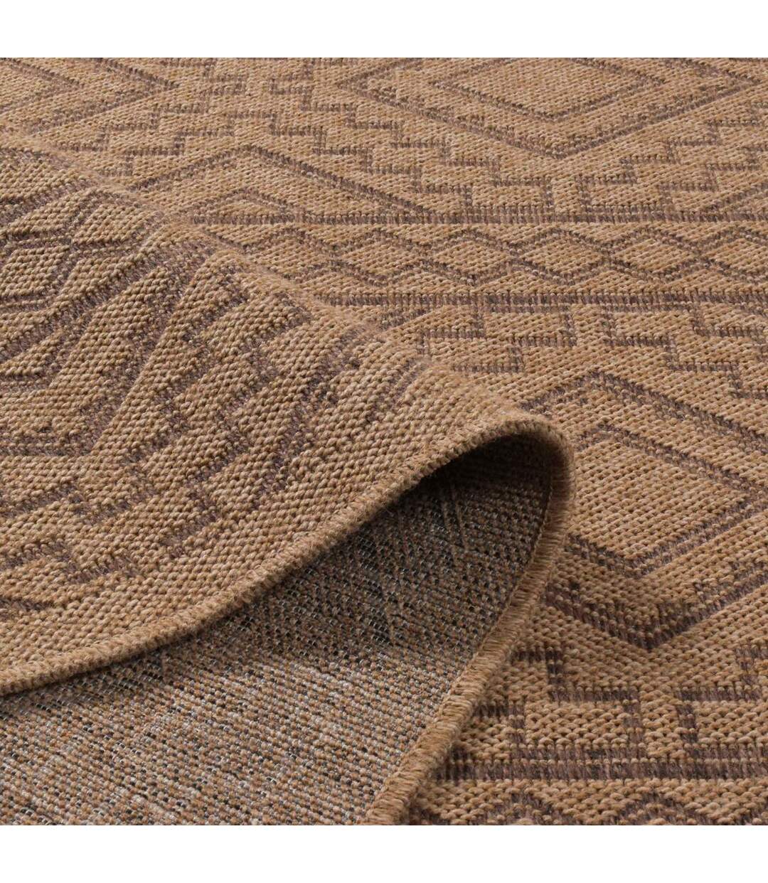 Tapis kilim JUTE ART 2 en polypropylène doux et soyeux OEKO TEX