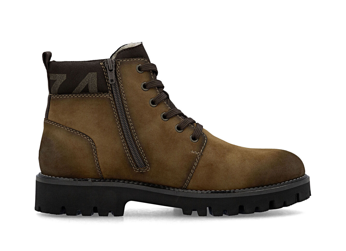 Rieker, gefütterte Herren-Boots, Winterschuhe, Weite H, mit Reissverschluss