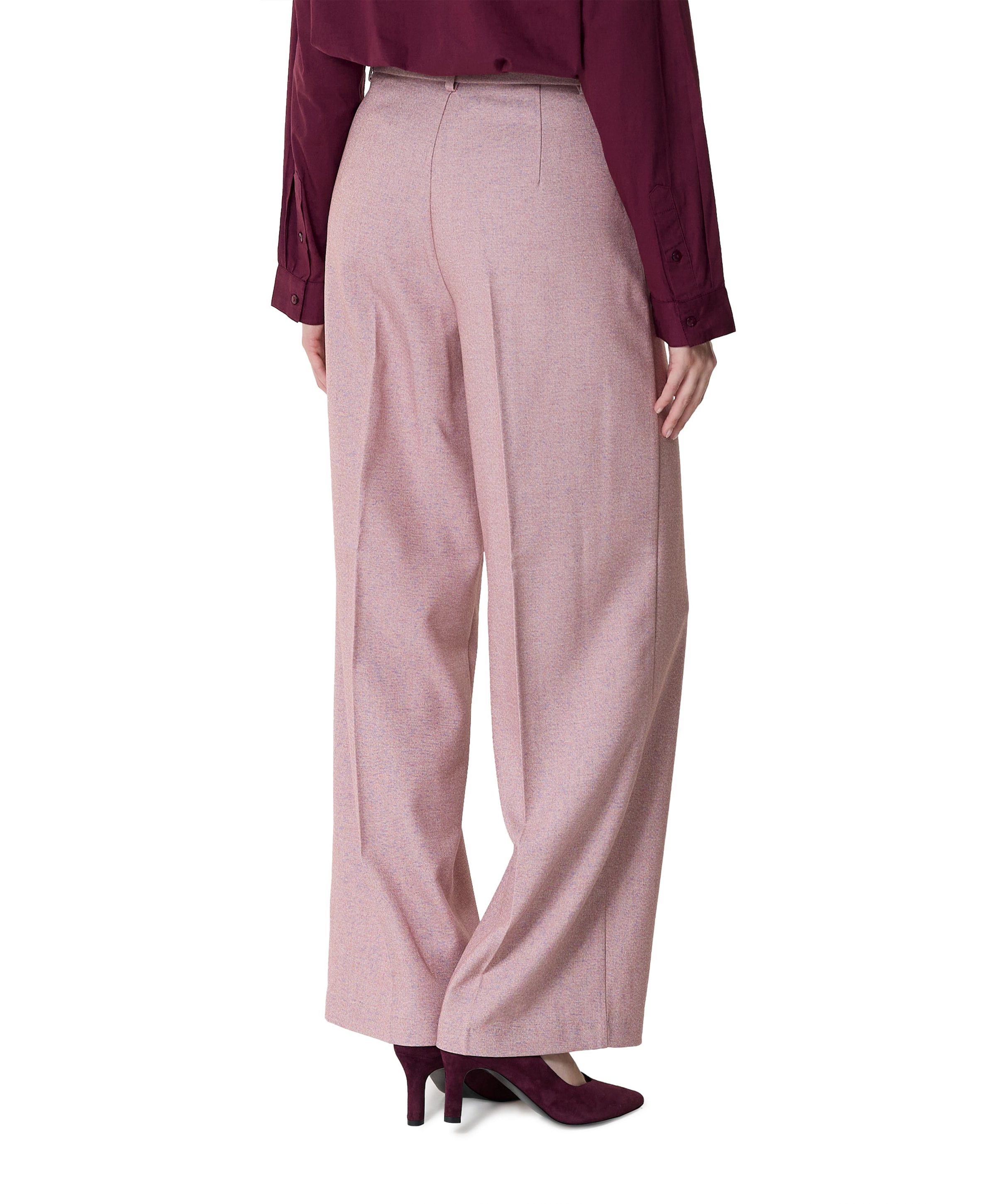 Vila VIKEEP HW WIDE TAILORED PANTS dames broek roze