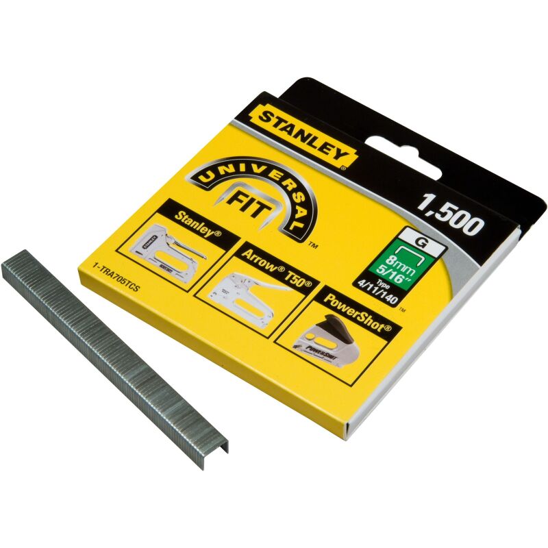 Agrafes 8 mm type G - boite de 1000 pièces