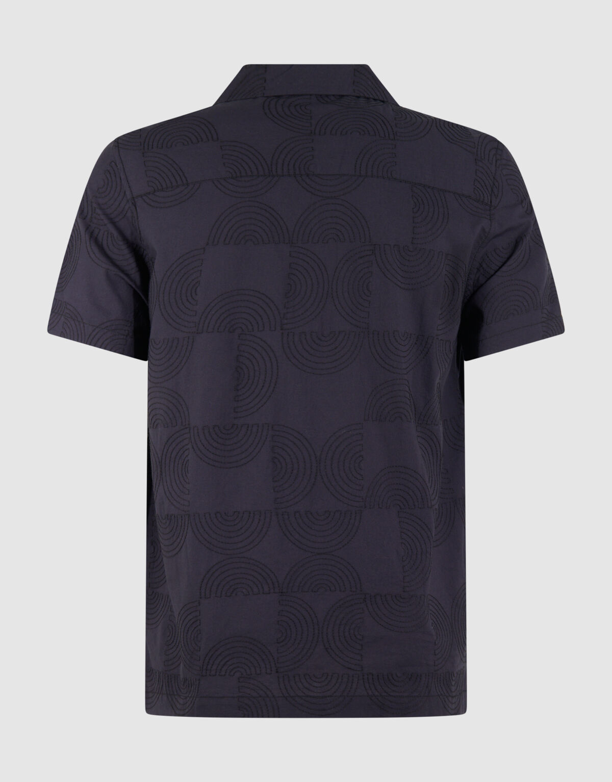 Multiple Embroidery Overhemd Donkergrijs