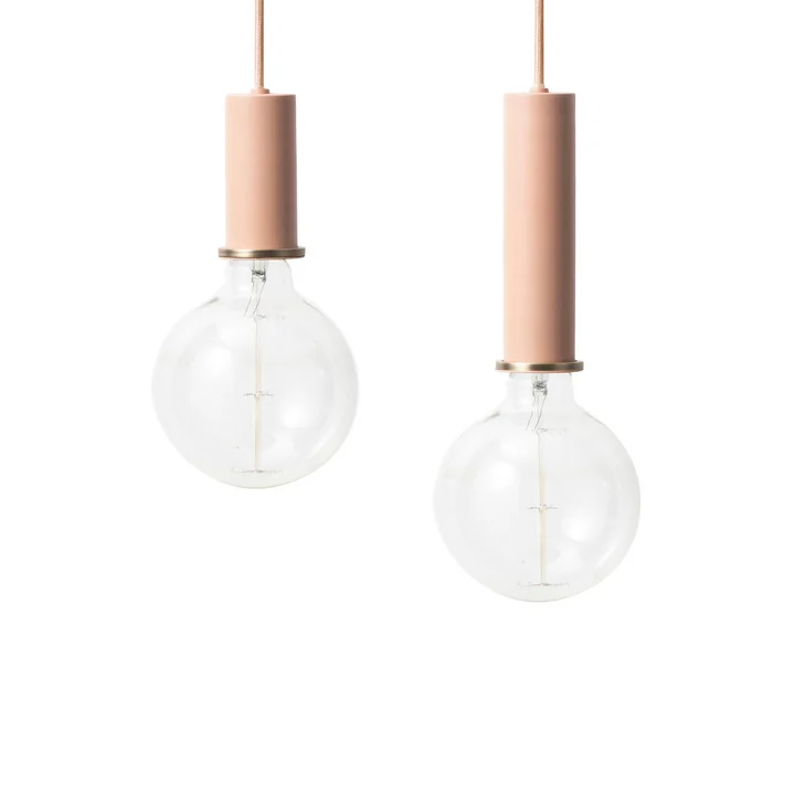 Ferm Living - Socket Pendelleuchte High, beige