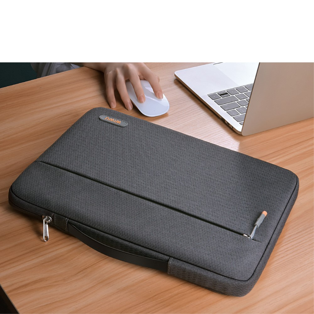 Samsung Galaxy Tab A9 Oxford Stoff Tasche Sleeve Spritzwasserfest - Schwarz
