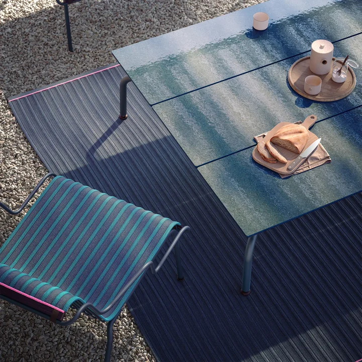 Magis - South Outdoor Teppich, 200 x 200 cm, rot