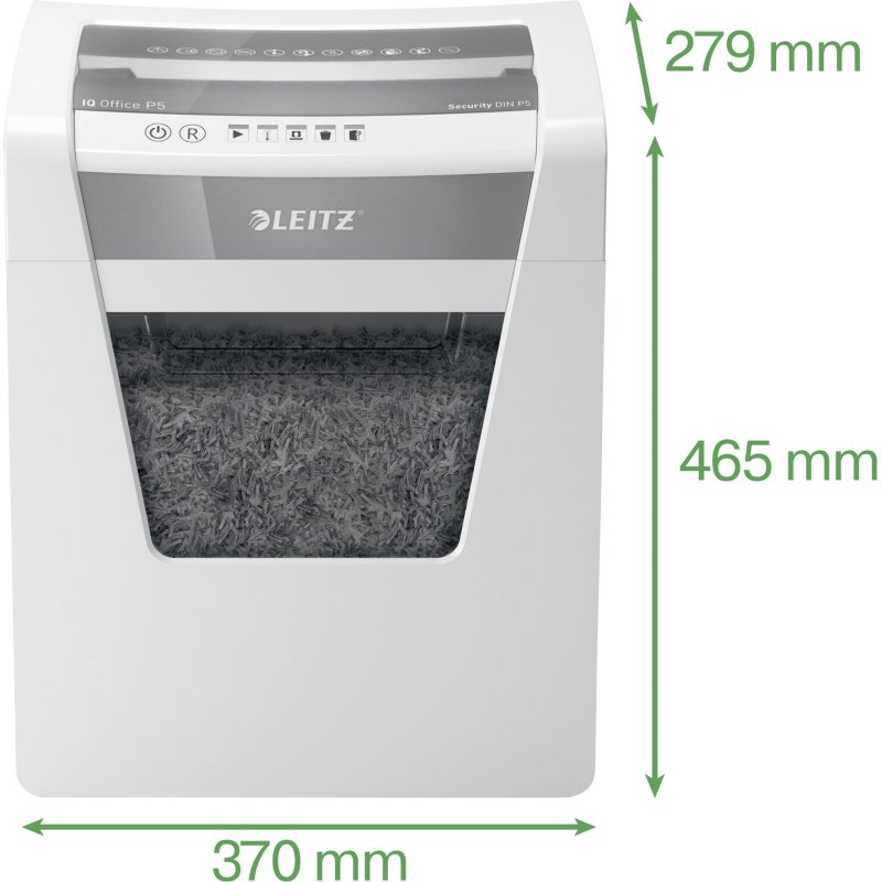 Destructeur Leitz IQ Office P5 - coupe micro
