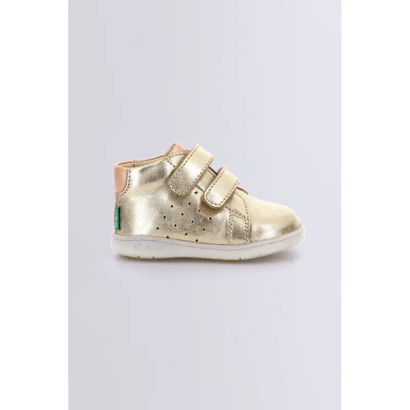 Kickbelkro Beige champagne BOTTILLONS Cuir  Fille