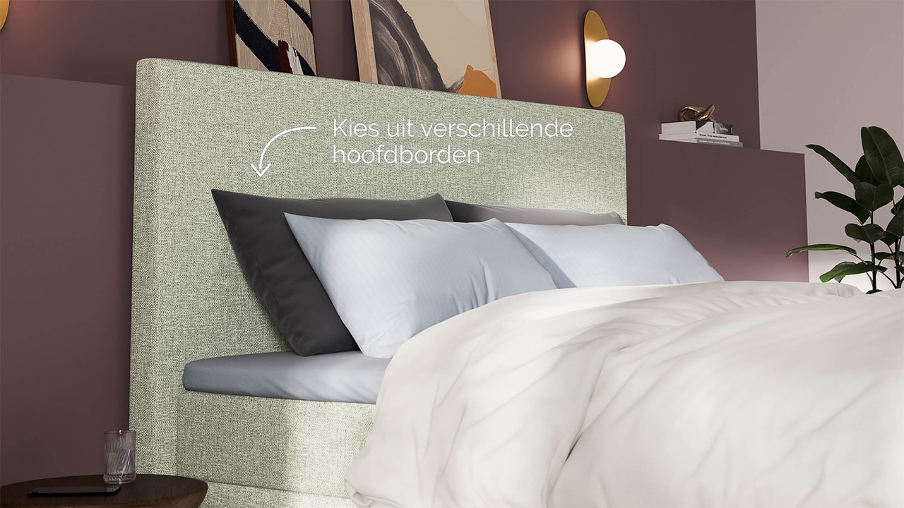 Boxspring Emerald - Bold touch green