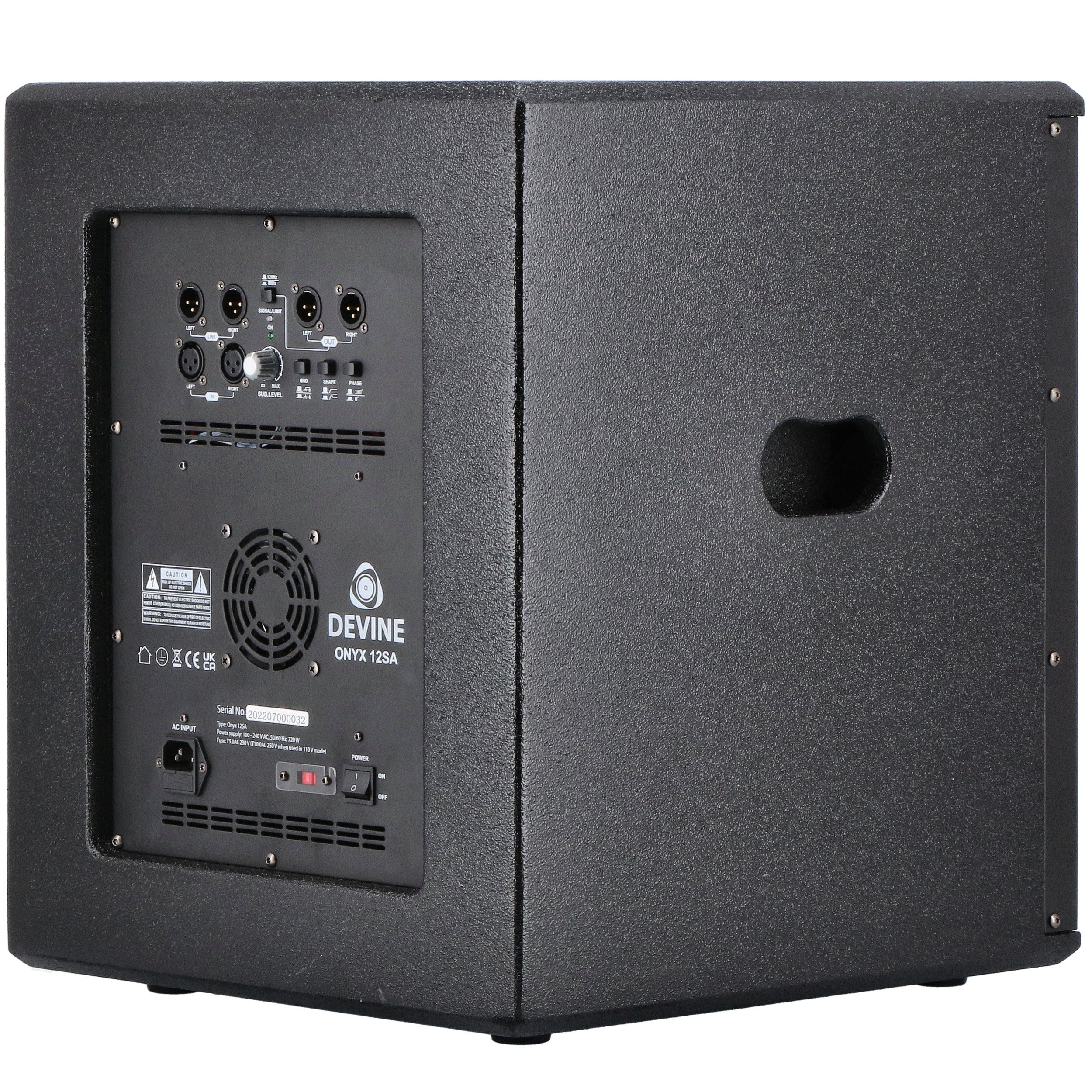 Devine Onyx 12SA 12 inch actieve subwoofer