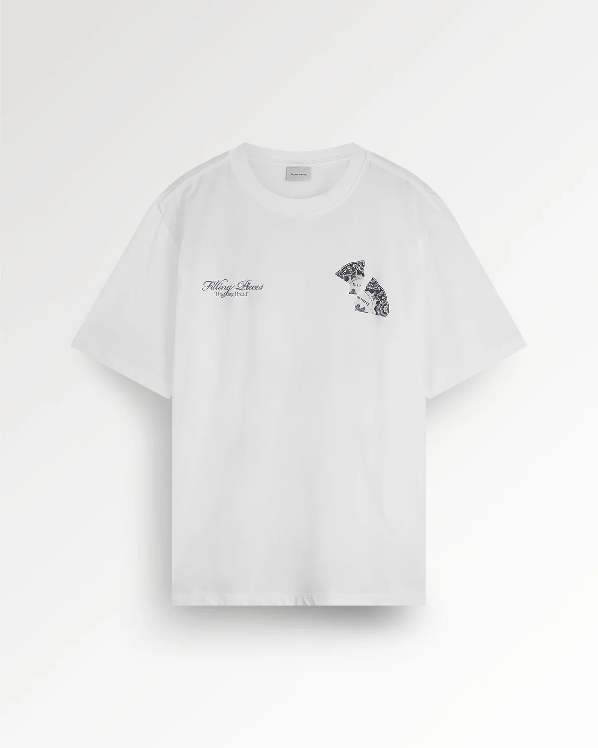 T-shirt Broken Plate White