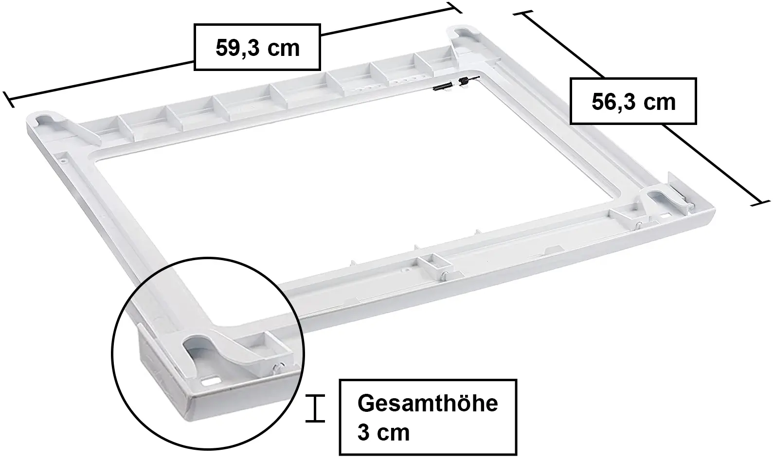 Verbindingsset voor wasmachine en droger WTZ20410 • 00576101