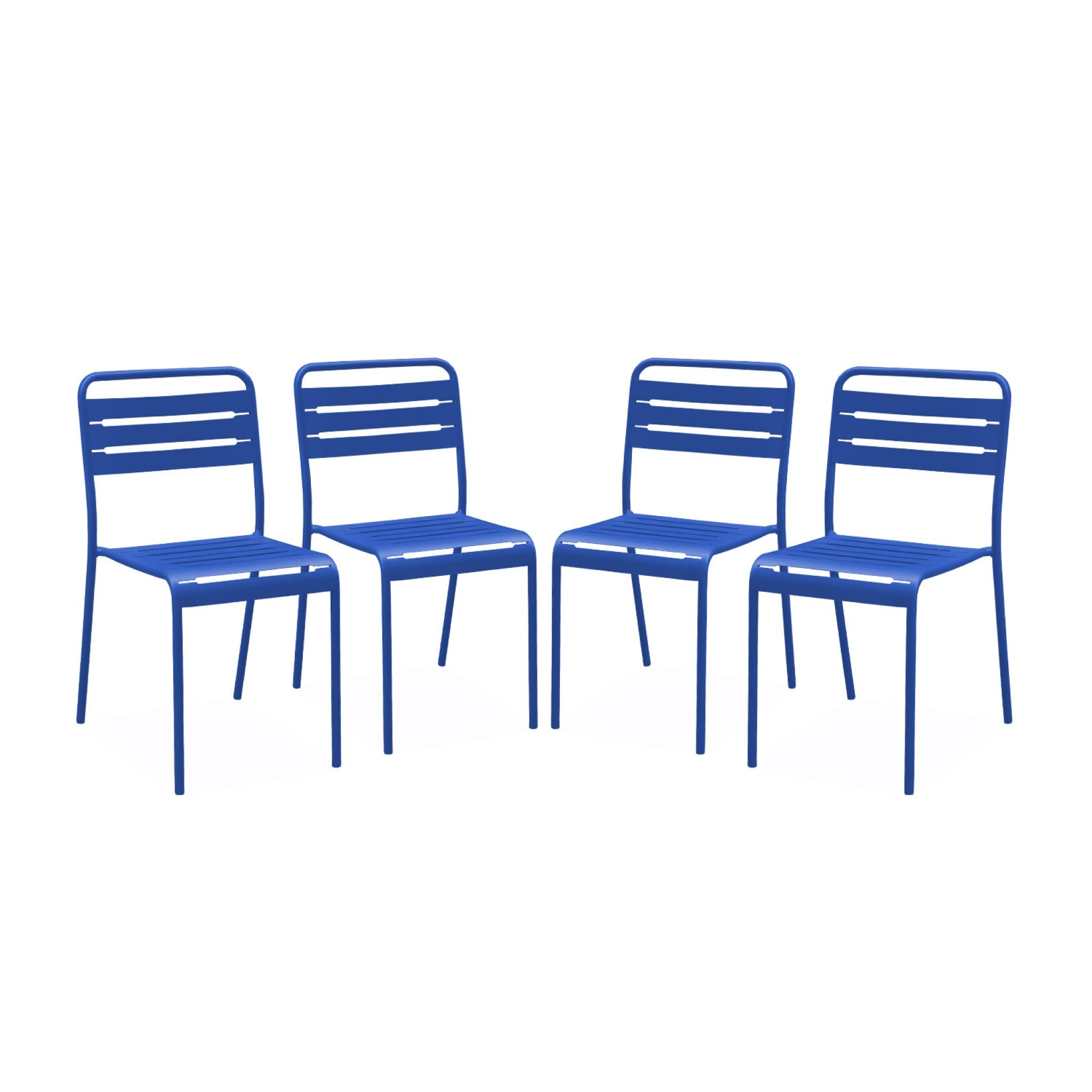 sweeek - Tuinstoelen metaal (set van 4)