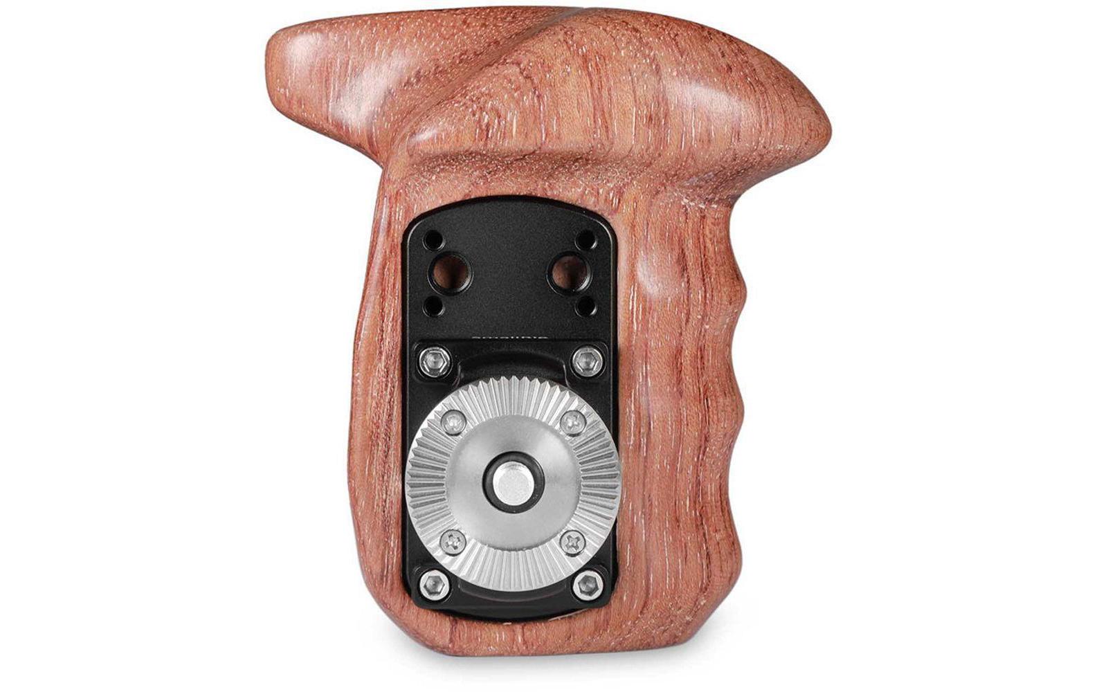 Left Side Wooden Grip mit Arri RosetteHolzgriff für die linke Seite mit ARRI Rondelle
