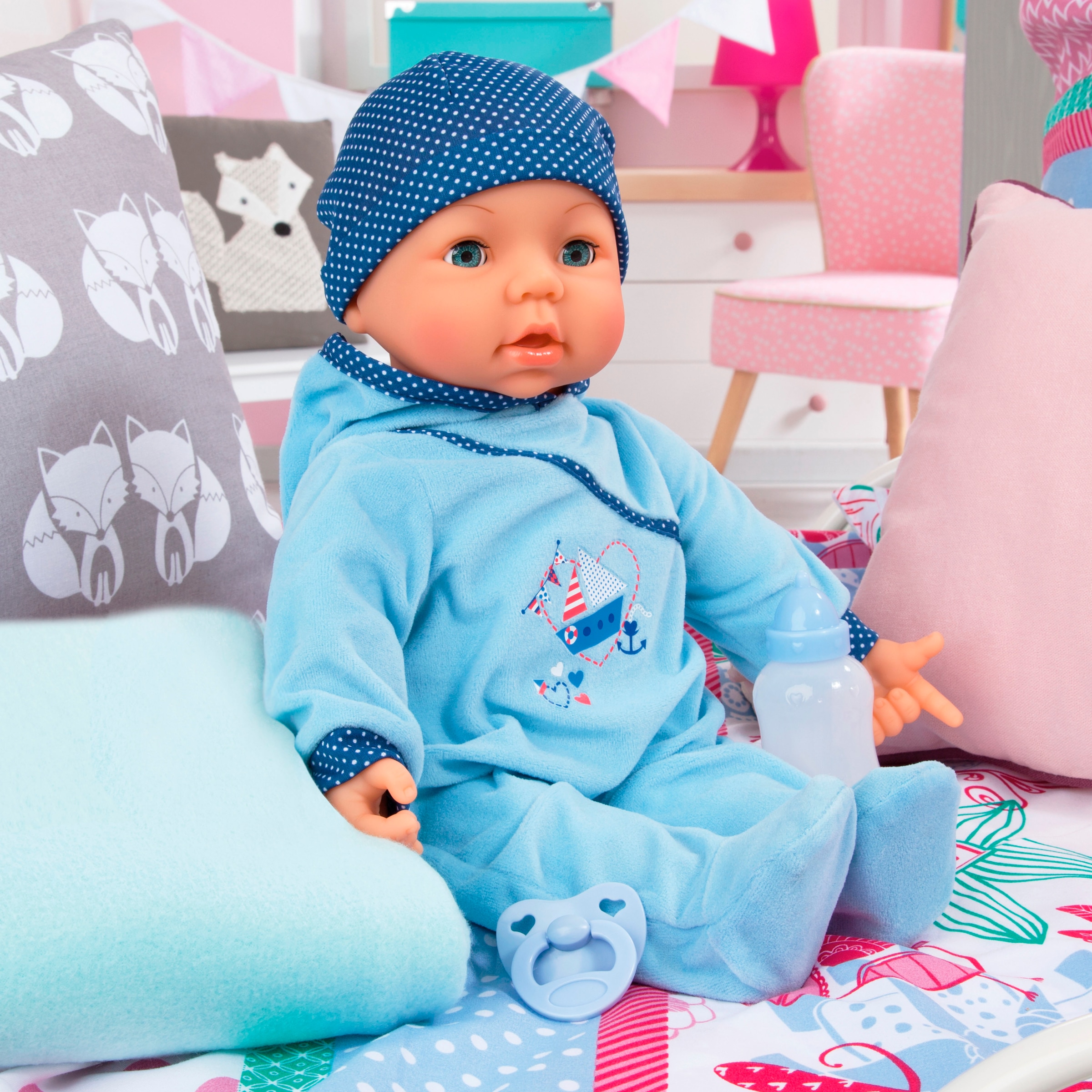 Bayer Babypuppe »Hello Baby Boy, 46 cm«