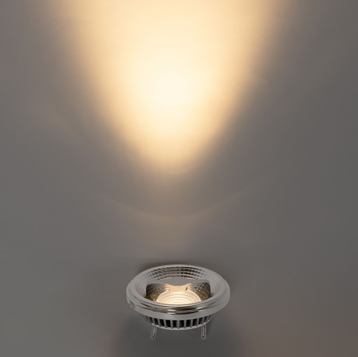 Set van 6 G53 dimbare LED lampen 111mm 12W 600 lm 2700K