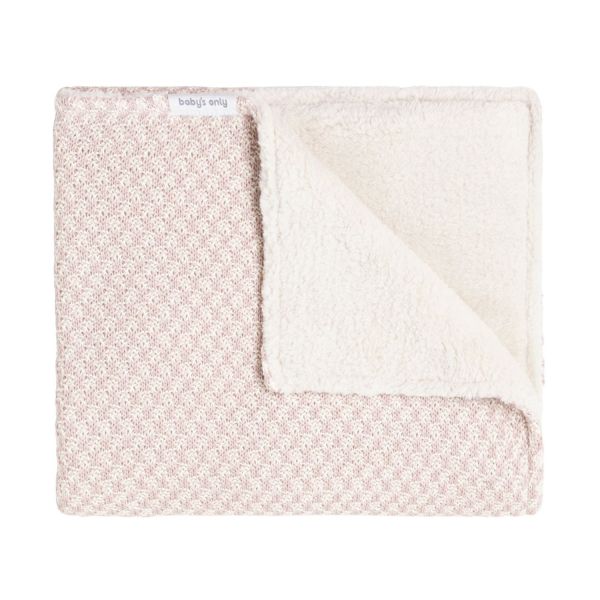 Baby's Only Wiegdeken - Happiness - Oud Roze / Ecru - 70x95 cm