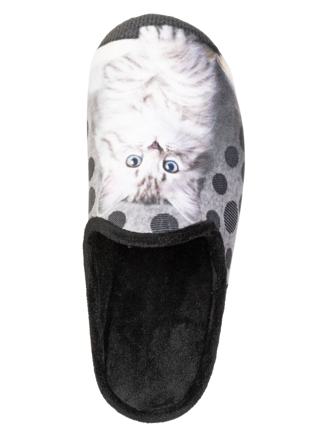 Laurina, klassische Damen-Hausschuhe, mit Katzen-Motiv