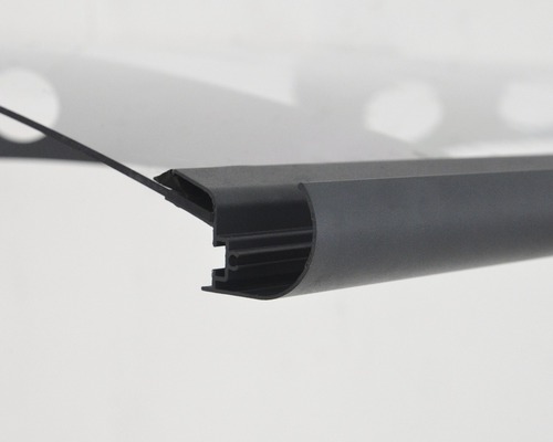 ARON Protega luifel 135x90,5 cm antraciet polycarbonaat transparant